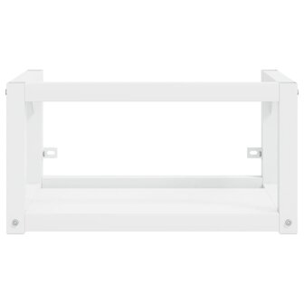 Wastafelframe wandgemonteerd 59x38x31 cm ijzer wit 3
