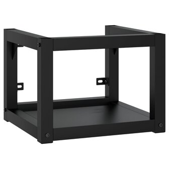 Wastafelframe wandgemonteerd 40x38x31 cm ijzer zwart 2