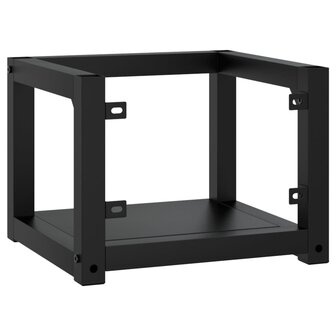Wastafelframe wandgemonteerd 40x38x31 cm ijzer zwart 5