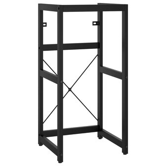 Wastafelframe 40x38x83 cm ijzer zwart 2