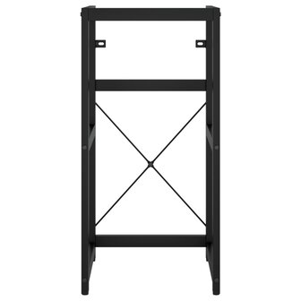 Wastafelframe 40x38x83 cm ijzer zwart 3