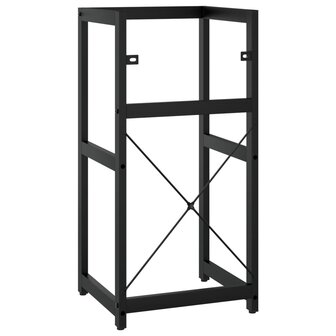 Wastafelframe 40x38x83 cm ijzer zwart 5