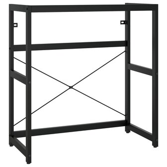 Wastafelframe 79x38x83 cm ijzer zwart 2