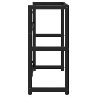 Wastafelframe 79x38x83 cm ijzer zwart 4