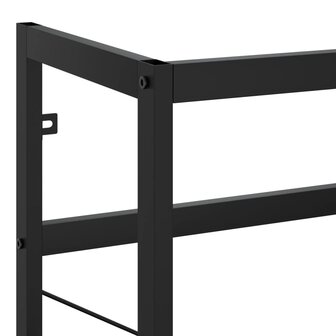 Wastafelframe 79x38x83 cm ijzer zwart 6
