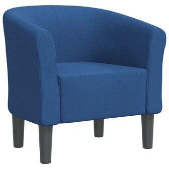 Kuipstoel stof blauw 2