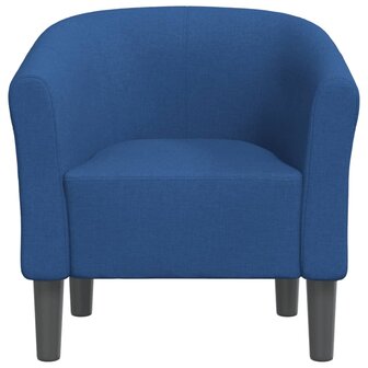 Kuipstoel stof blauw 3