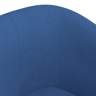 Kuipstoel stof blauw 6