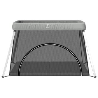 Babybox met matras linnen lichtgrijs 3