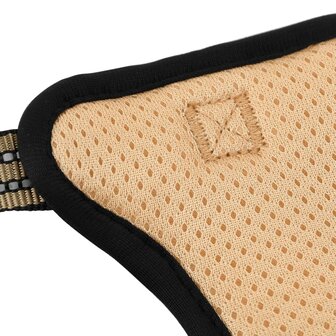 Hondentuigje met riem en halsband verstelbaar S bruin 9