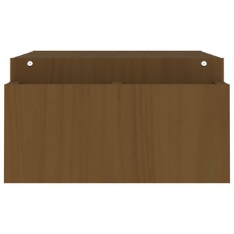 Monitorstandaard 100x27,5x15 cm massief grenenhout honingbruin 6