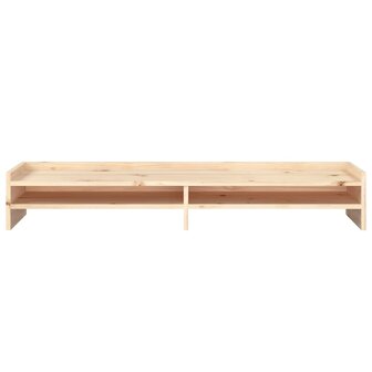 Monitorstandaard 100x24x16 cm massief grenenhout 5