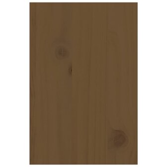 Monitorstandaard 81x20x30 cm massief grenenhout honingbruin 8
