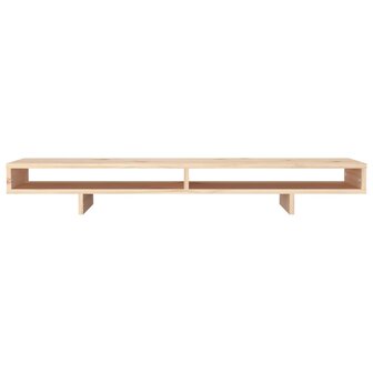 Monitorstandaard 100x27x14 cm massief grenenhout 5