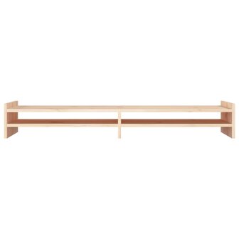 Monitorstandaard 100x27x15 cm massief grenenhout 5