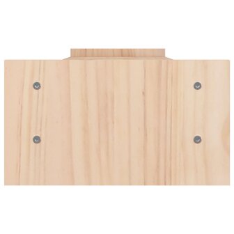 Monitorstandaard 100x27x15 cm massief grenenhout 6