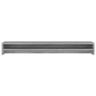Monitorstandaard 100x24x13 cm bewerkt hout grijs sonoma eiken 4