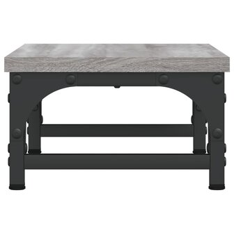 Monitorstandaard 37x23x14 cm bewerkt hout grijs sonoma eiken 5