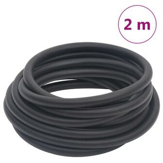Luchtslang hybride 0,6&amp;apos;&amp;apos; 2 m rubber en pvc zwart 1