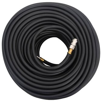 Luchtslang hybride 0,6&amp;apos;&amp;apos; 20 m rubber en PVC zwart 3