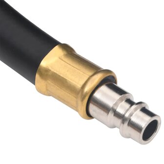 Luchtslang hybride 0,6&amp;apos;&amp;apos; 20 m rubber en PVC zwart 6