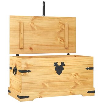 Opbergkist Mexicaans grenenhout Corona-stijl 91x49,5x47 cm 2