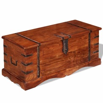 Opbergkist massief hout 1