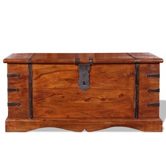 Opbergkist massief hout 2