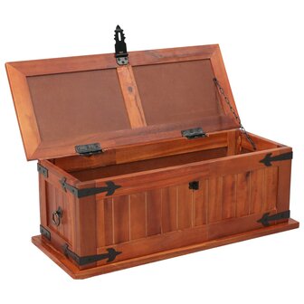 Opbergkist 60x25x22 cm massief acaciahout 4