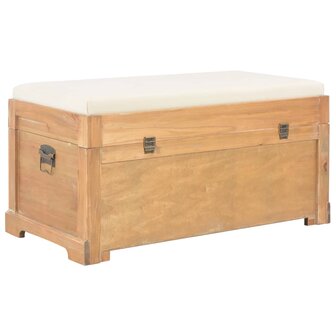 Opslagkist met kussen 80x40x40 cm MDF 7