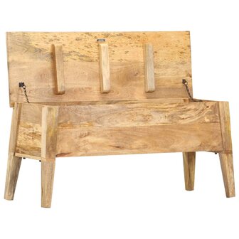 Opbergbox 99x35x48 cm massief mangohout 3