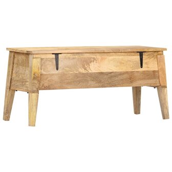 Opbergbox 99x35x48 cm massief mangohout 4