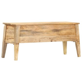 Opbergbox 99x35x48 cm massief mangohout 8