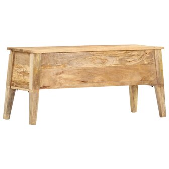 Opbergbox 99x35x48 cm massief mangohout 11