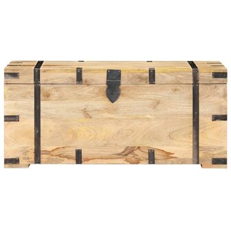 Opbergkist 90x40x40 cm massief mangohout 3