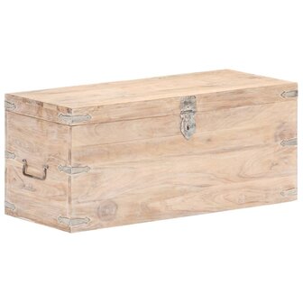 Kist 90x40x40 cm massief acaciahout 8