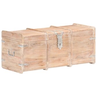 Opbergkist 90x40x40 cm massief acaciahout 1