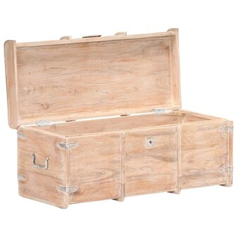 Opbergkist 90x40x40 cm massief acaciahout 2
