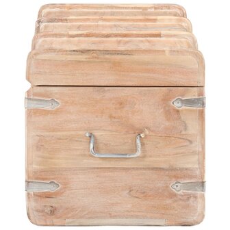 Opbergkist 90x40x40 cm massief acaciahout 4