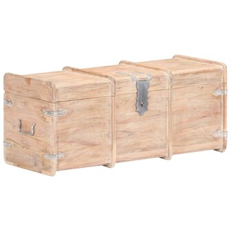 Opbergkist 90x40x40 cm massief acaciahout 9
