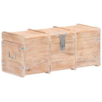 Opbergkist 90x40x40 cm massief acaciahout 12