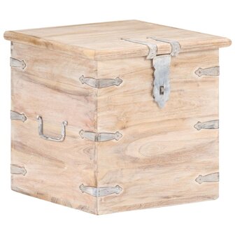 Opbergkist 40x40x40 cm massief acaciahout 1