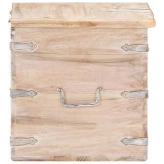 Opbergkist 40x40x40 cm massief acaciahout 4