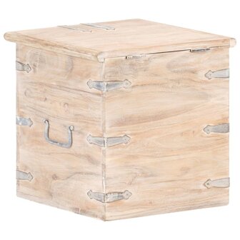 Opbergkist 40x40x40 cm massief acaciahout 5