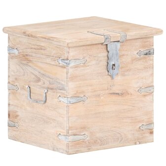 Opbergkist 40x40x40 cm massief acaciahout 9