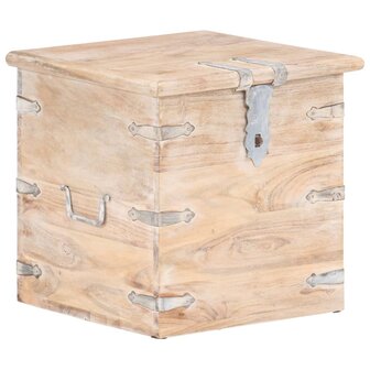 Opbergkist 40x40x40 cm massief acaciahout 10