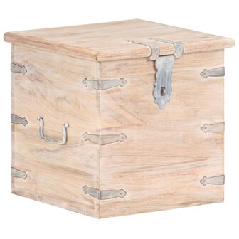 Opbergkist 40x40x40 cm massief acaciahout 11