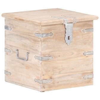 Opbergkist 40x40x40 cm massief acaciahout 12