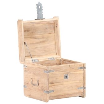 Kist 40x40x40 cm massief acaciahout 2