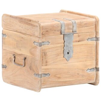 Kist 40x40x40 cm massief acaciahout 12